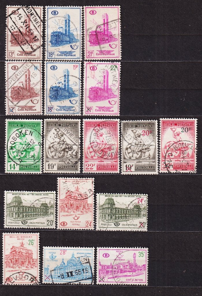 België Spoorwegzegels 1954-1965 gestempeld, Postzegels en Munten, Verzenden, Gestempeld, Gestempeld