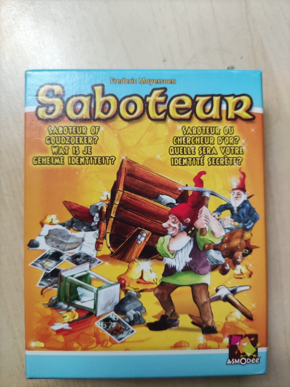 Saboteur kaartspel (3-10 spelers, leeftijd 8+), Trois ou quatre joueurs, Enlèvement, Comme neuf, Asmodee