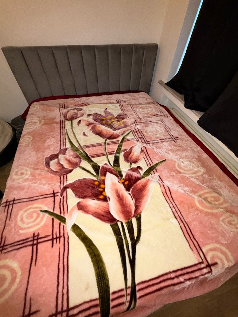 2 Couverture de lit, Huis en Inrichting, Woonaccessoires | Plaids en Woondekens, Ophalen, Gebruikt, Rood