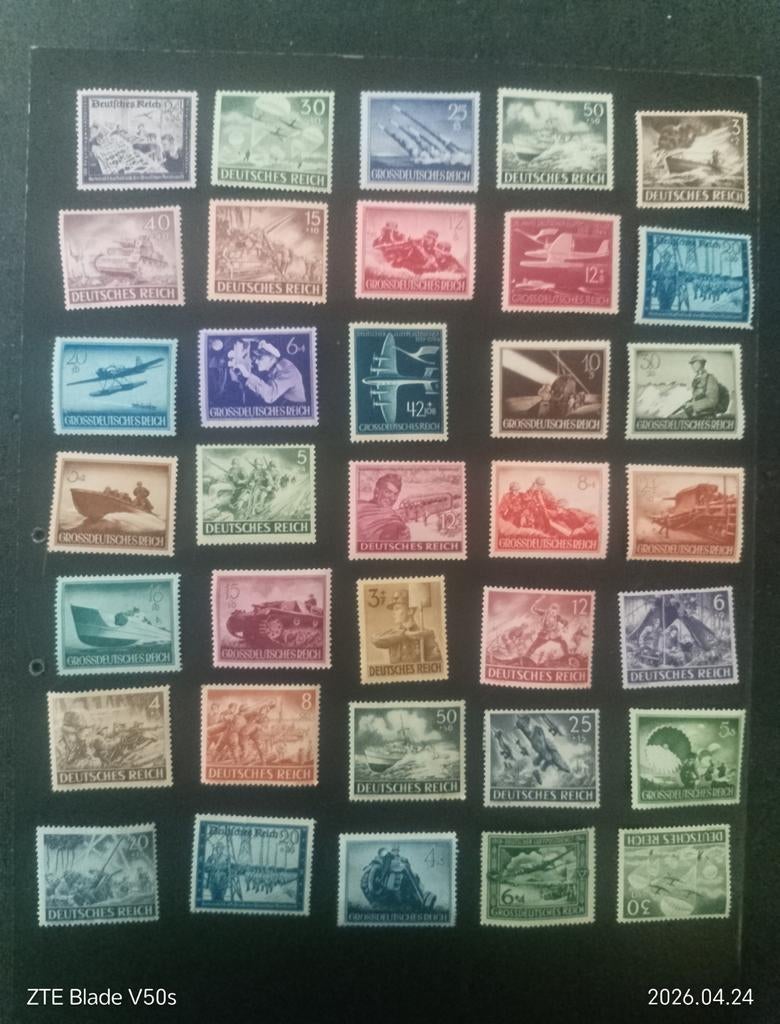 Timbres de l'Empire allemand, Enlèvement ou Envoi