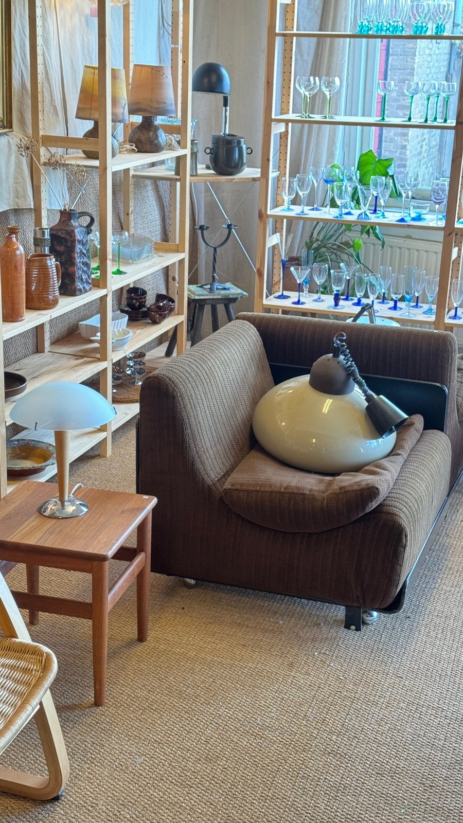 Cor Orbis Vintage Modulaire Bank - 5 Stuks Beschikbaar, Ophalen, Hout, Zo goed als nieuw, Vintage mid century space age