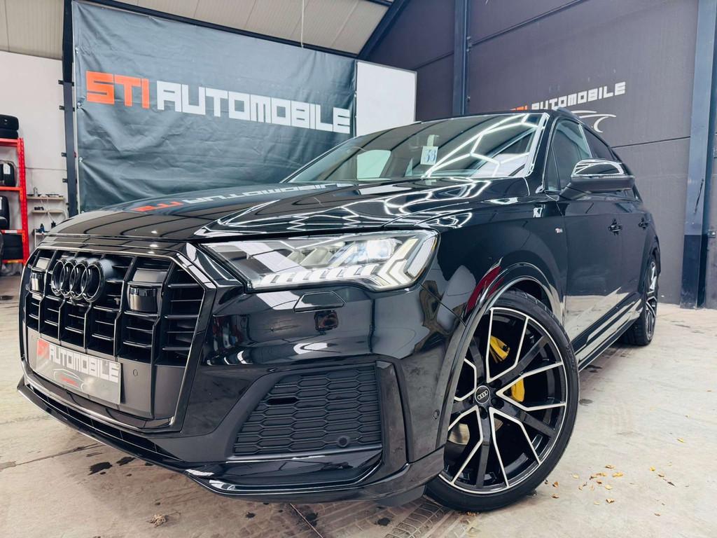 Audi Q7 Quattro FULL S line 7 PLACES (bj 2022, automaat), Auto's, Audi, Automaat, Gebruikt, Leder, 192 g/km