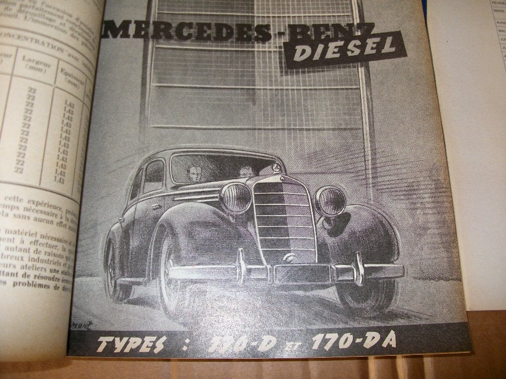revue technique mercedes 170 de 1949-1952, Auto diversen, Handleidingen en Instructieboekjes, Ophalen of Verzenden