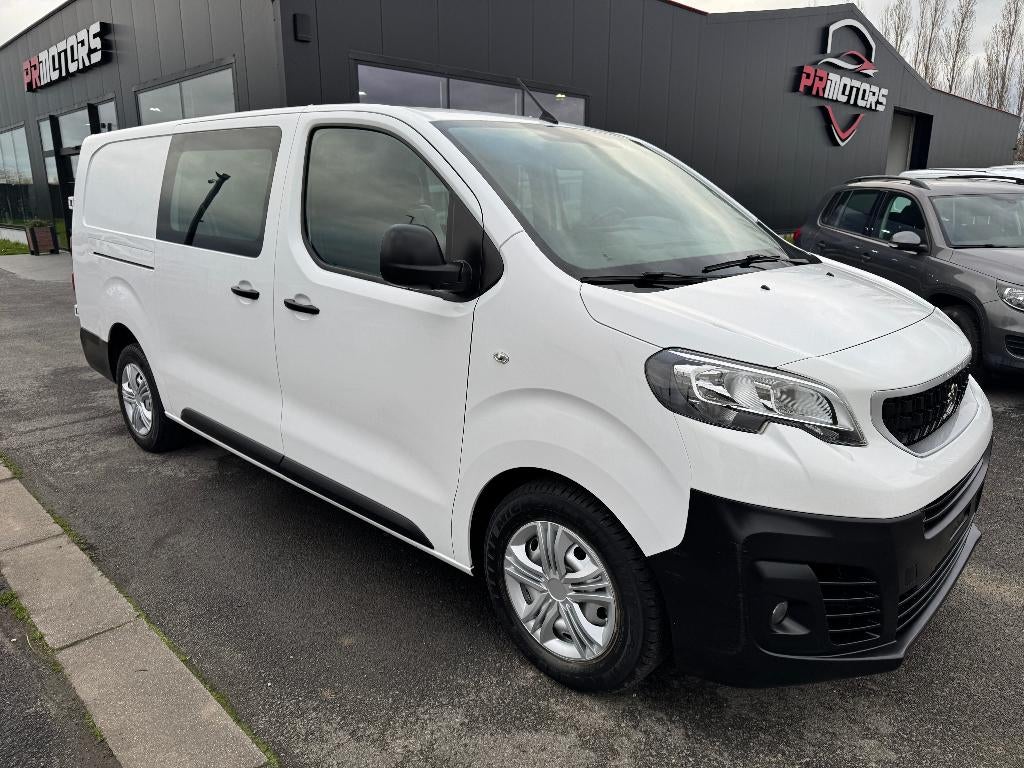 Peugeot Expert 2.0 5plaatsen XL L3 lang 1st eig ohboek, Auto's, Bestelwagens en Lichte vracht, 4 cilinders, Wit, Bedrijf, 5 deurs