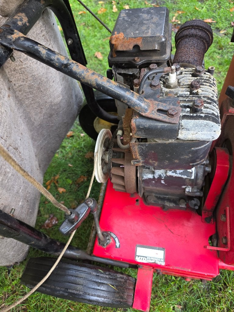 Mtd bladzuiger, Ophalen, Gebruikt, Mtd, Met opvangzak