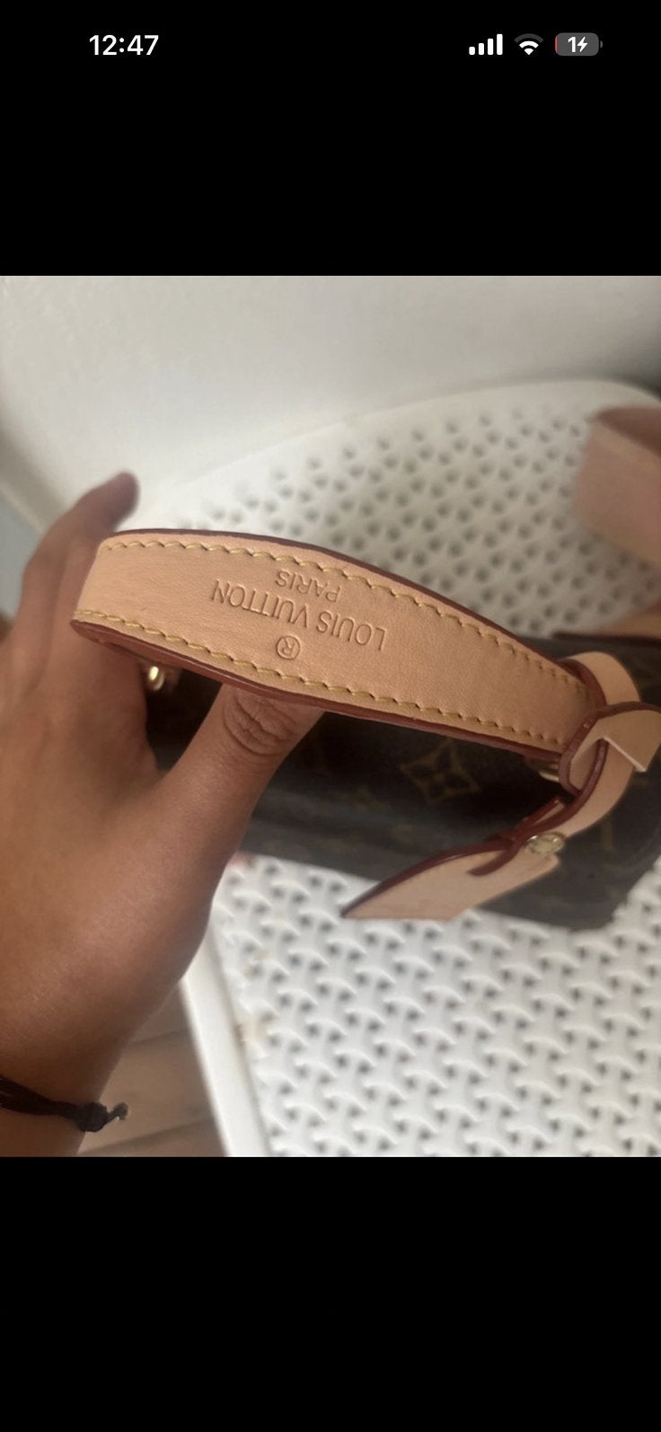 Tasje lv, Ophalen, Zo goed als nieuw, Bruin, Handtas