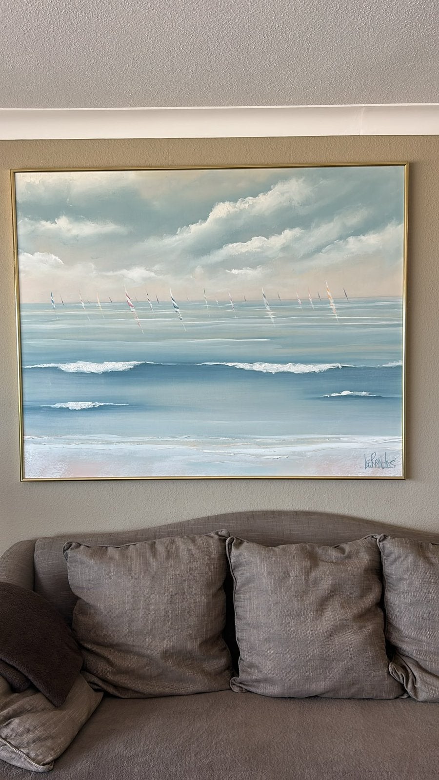 Schilderij met kader, Ophalen