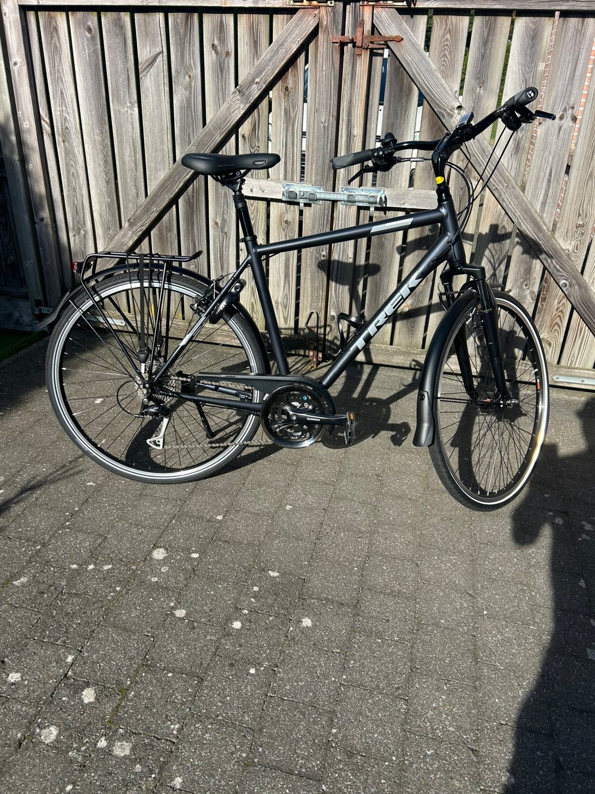 Herenfiets merk Trek. Maat L, ik ben 1,80m. Verende zadelpen, Fietsen en Brommers, Ophalen, Zo goed als nieuw