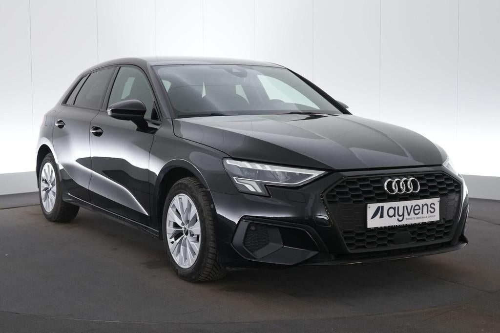 (2ATP441) AUDI A3 SPORTBACK, Gebruikt, Zwart, Plug-in hybride, 5 zetels