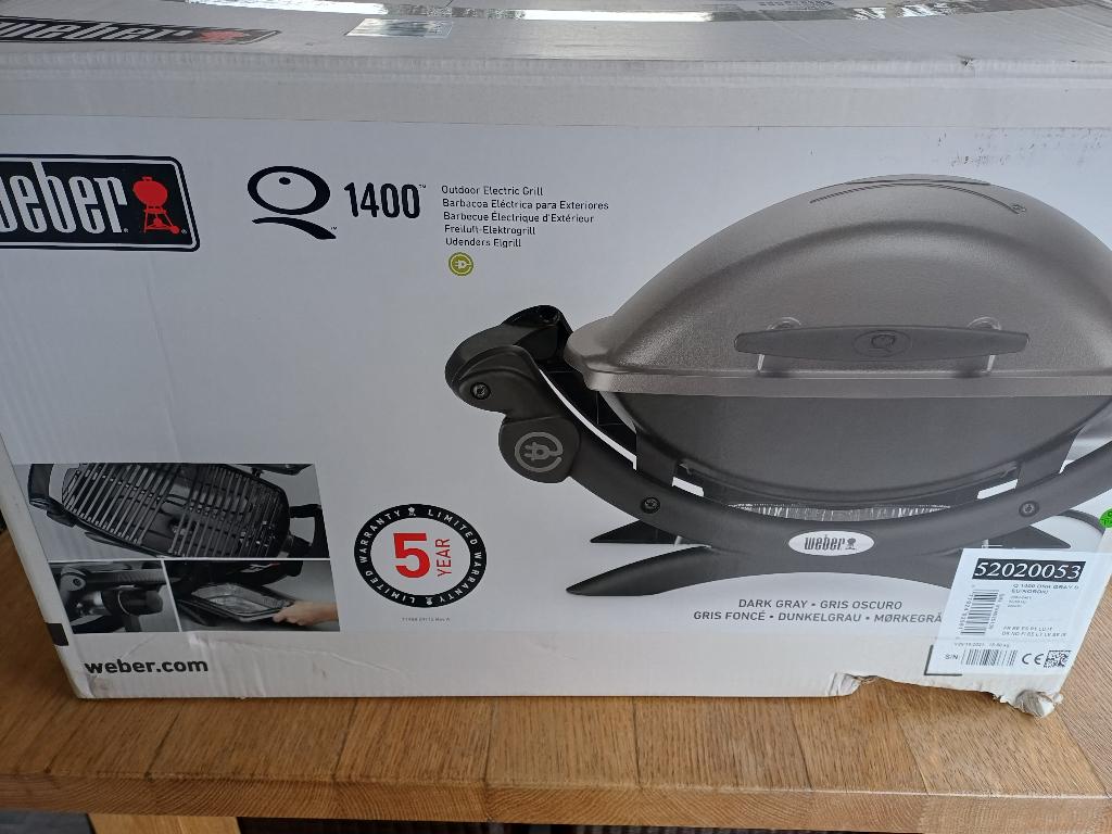 WEBER Q1400, Tuin en Terras, Elektrische barbecues, Ophalen, Nieuw, Weber