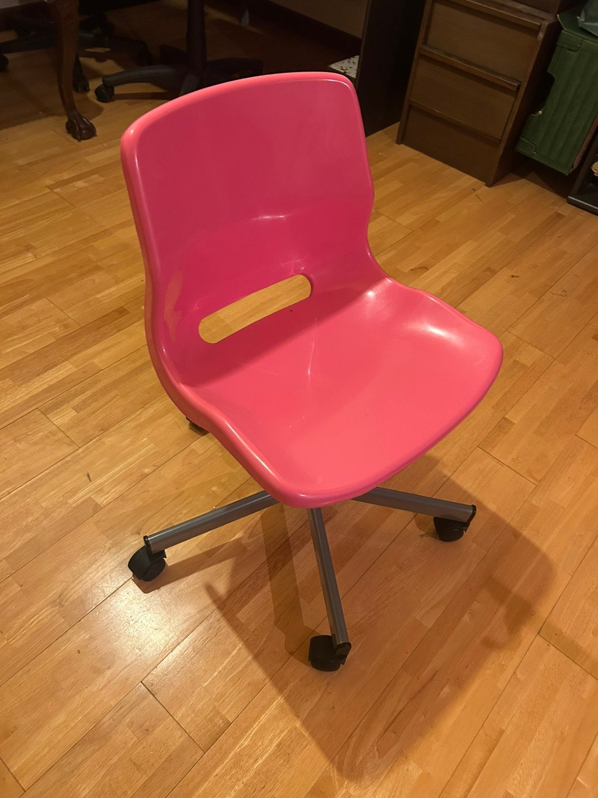 Bureaustoel, Ophalen, Zo goed als nieuw, Roze, Bureaustoel