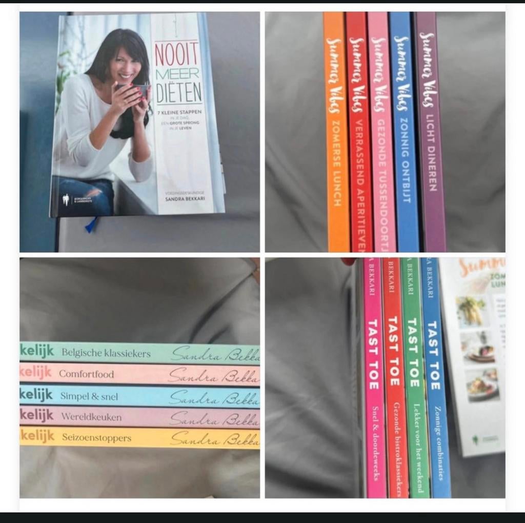 Sandra bekari - set van 19 boeken- hele goede staat, Boeken, Ophalen of Verzenden, Zo goed als nieuw, Eten en Koken