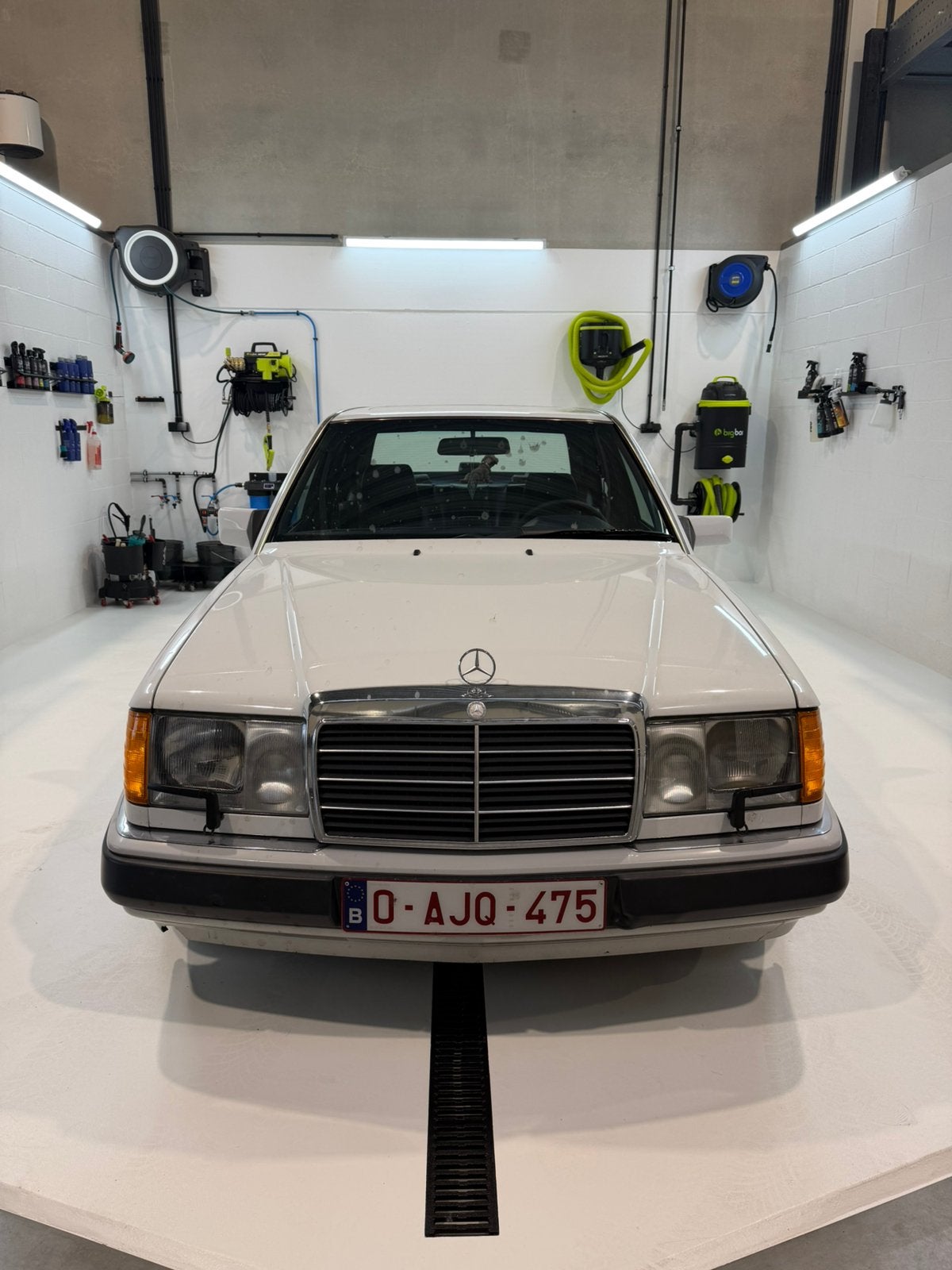 Mercedes W124 400E V8 | Gekeurd Old Timer, Autos, Cuir, Autres modèles, Achat, Bleu