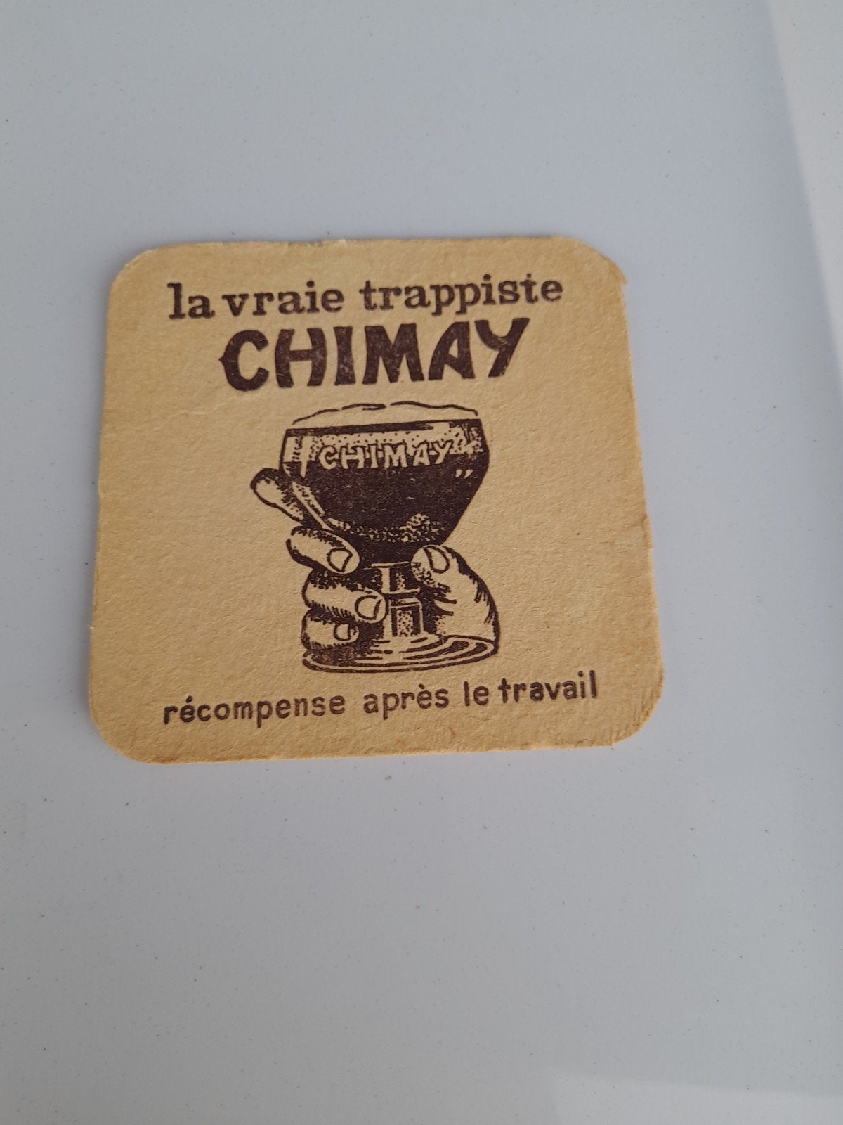 Bierviltje chimay recto-verso, Ophalen of Verzenden