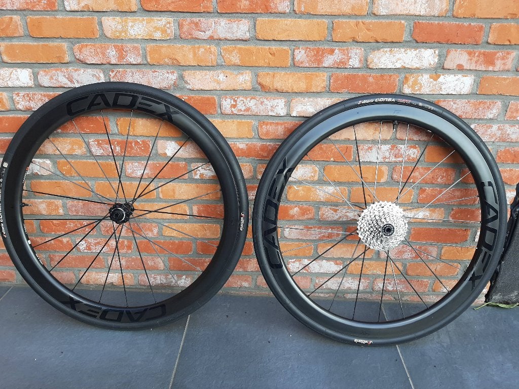 Cadex 42 Disc wielset, Fietsen en Brommers, Cadex, Zo goed als nieuw, Racefiets, Carbon