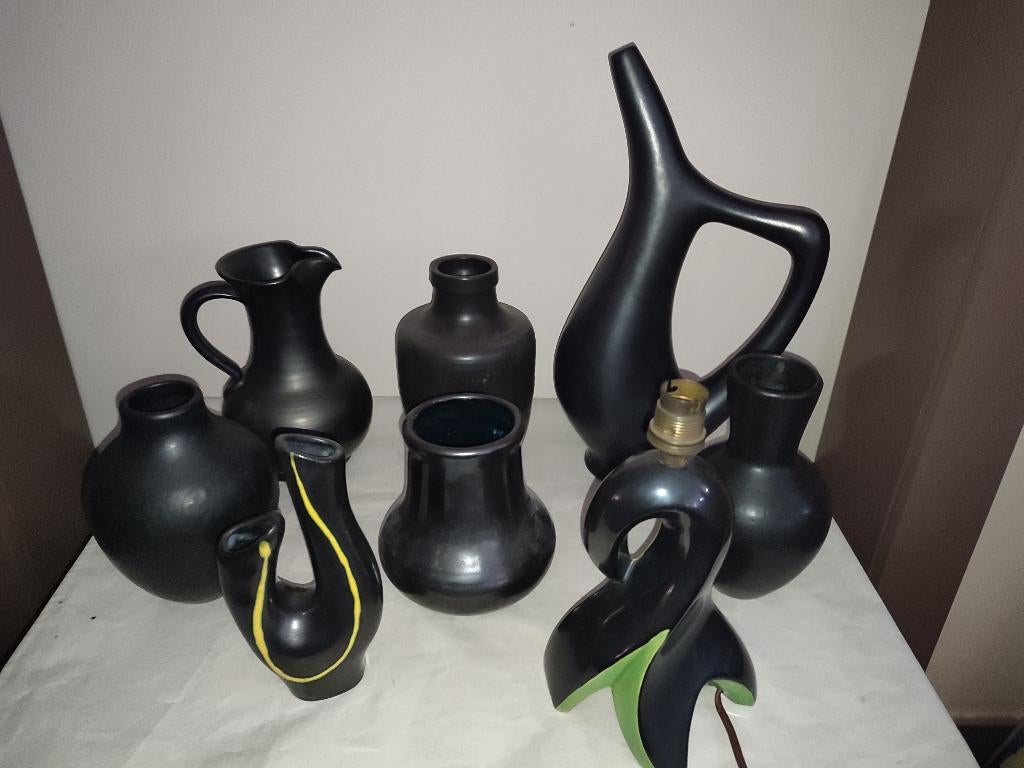 Lot vintage franse keramiek, Ophalen of Verzenden