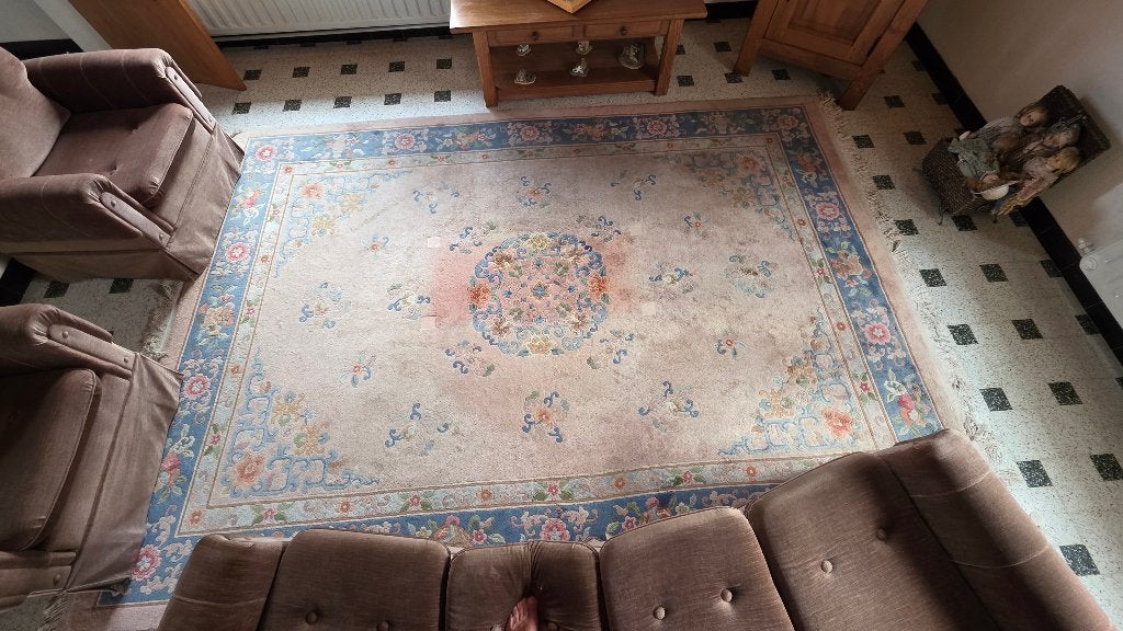 tapis d'orient, Maison & Meubles, Ameublement | Tapis & Moquettes, 200 cm ou plus, Rose, Enlèvement, Utilisé
