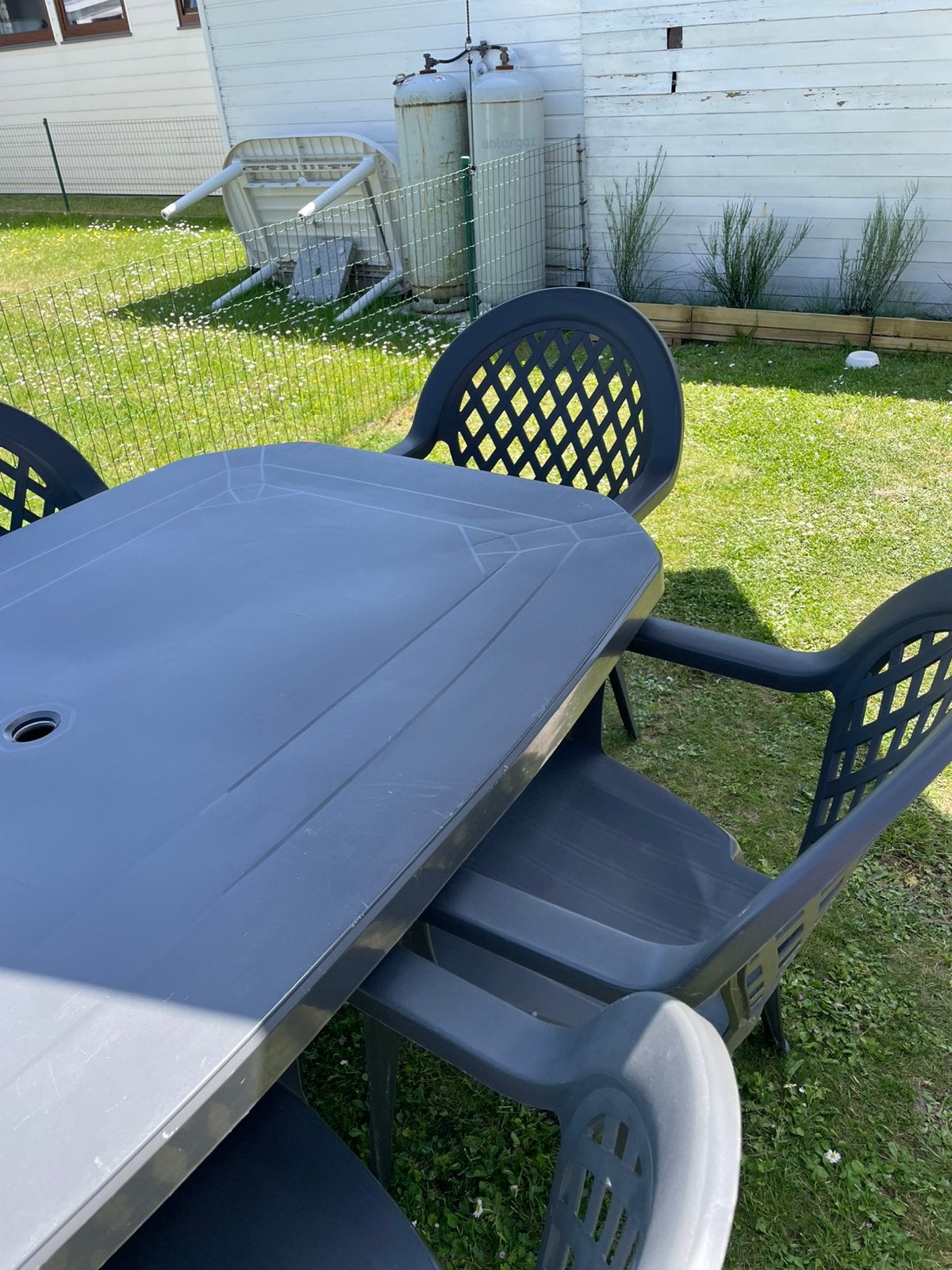Tafel met stoelen, Ophalen, Gebruikt