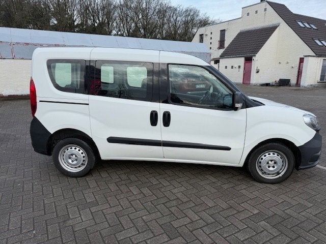 Fiat Doblo Diesel Lichte Vracht! 56.000 KM! 2 X Schuifdeur!, Euro 5, Stof, 4 cilinders, Wit