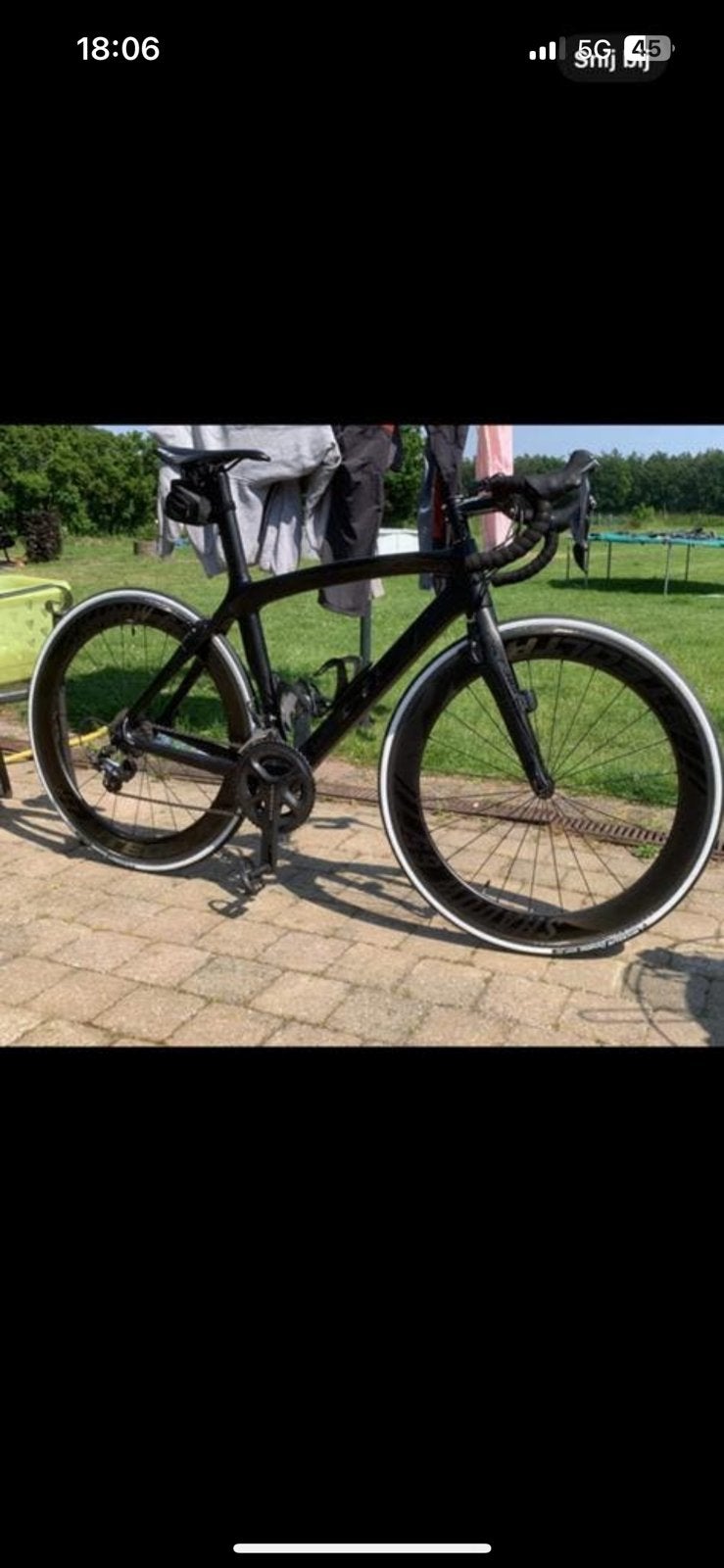 Koersfiets ckt full carbon, Enlèvement, Comme neuf