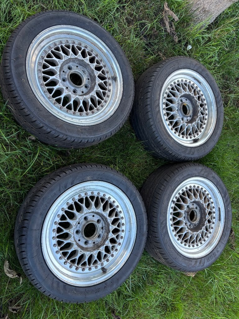 Mercedes BBS RS 16 » 5x112 d'origine + pneus neufs, Autos : Pièces & Accessoires, Pneus & Jantes, Pneus et Jantes, 16 pouces, Enlèvement