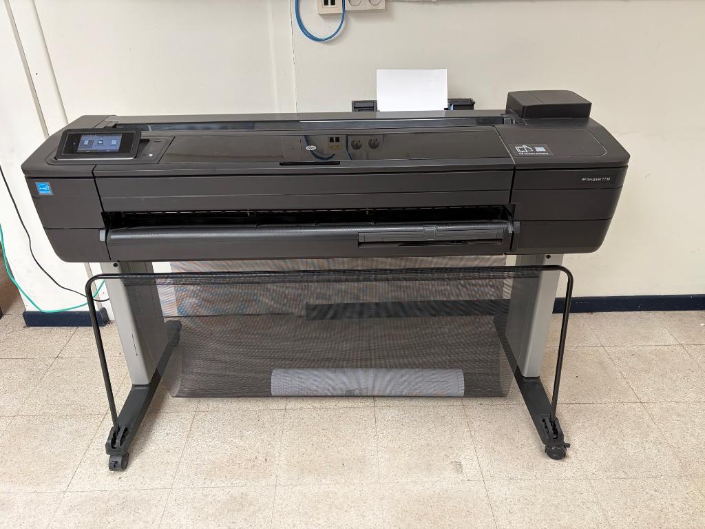 HP DesignJet T730, Ophalen, Gebruikt