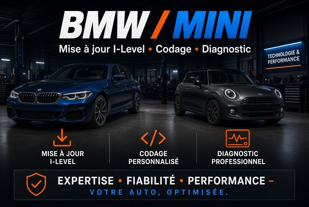 BMW / MINI – Mise à jour I-Level • Codage • Diagnostic, Enlèvement, Neuf