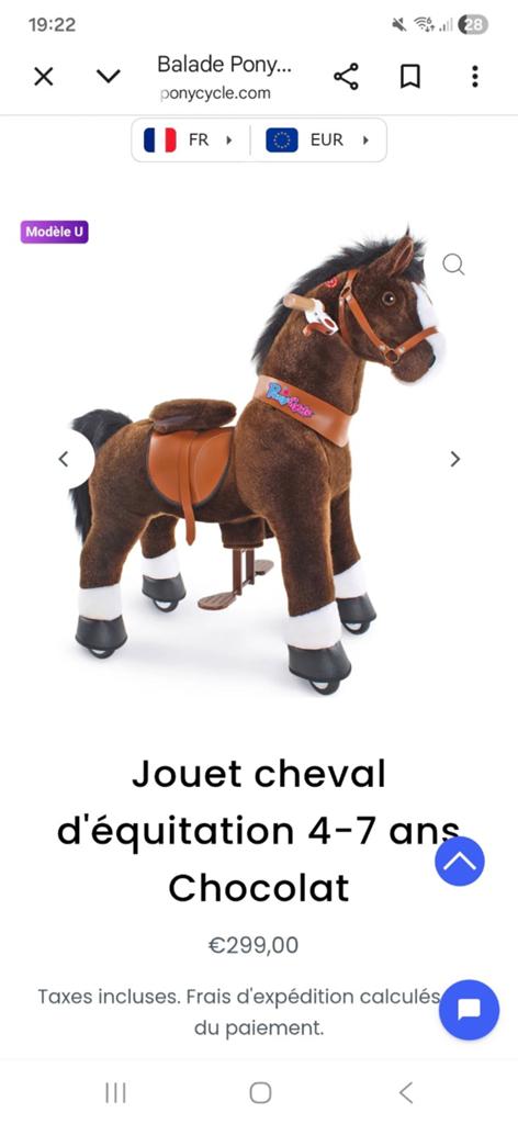 Ponycycle (cheval mécanique), Enlèvement