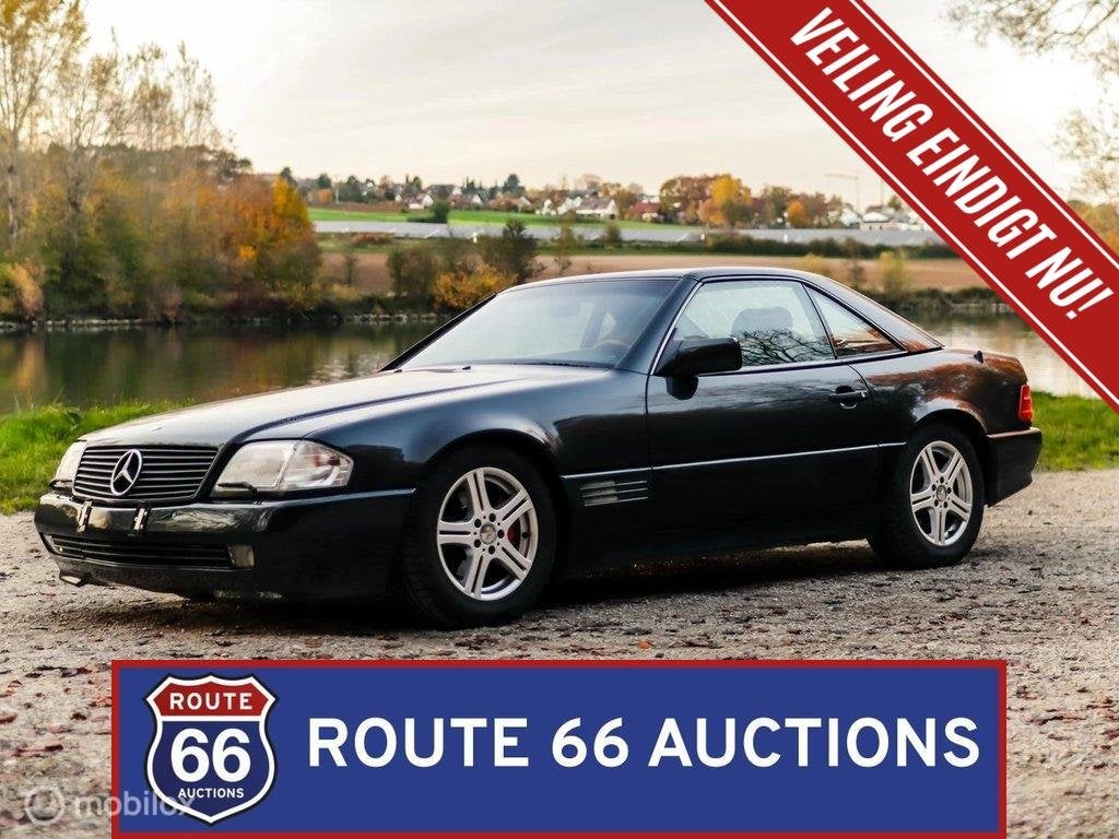 Mercedes-Benz 300 SL | 1993 | Route 66 Auctions, Auto's, Zwart, Mercedes-Benz, Bedrijf, Handgeschakeld