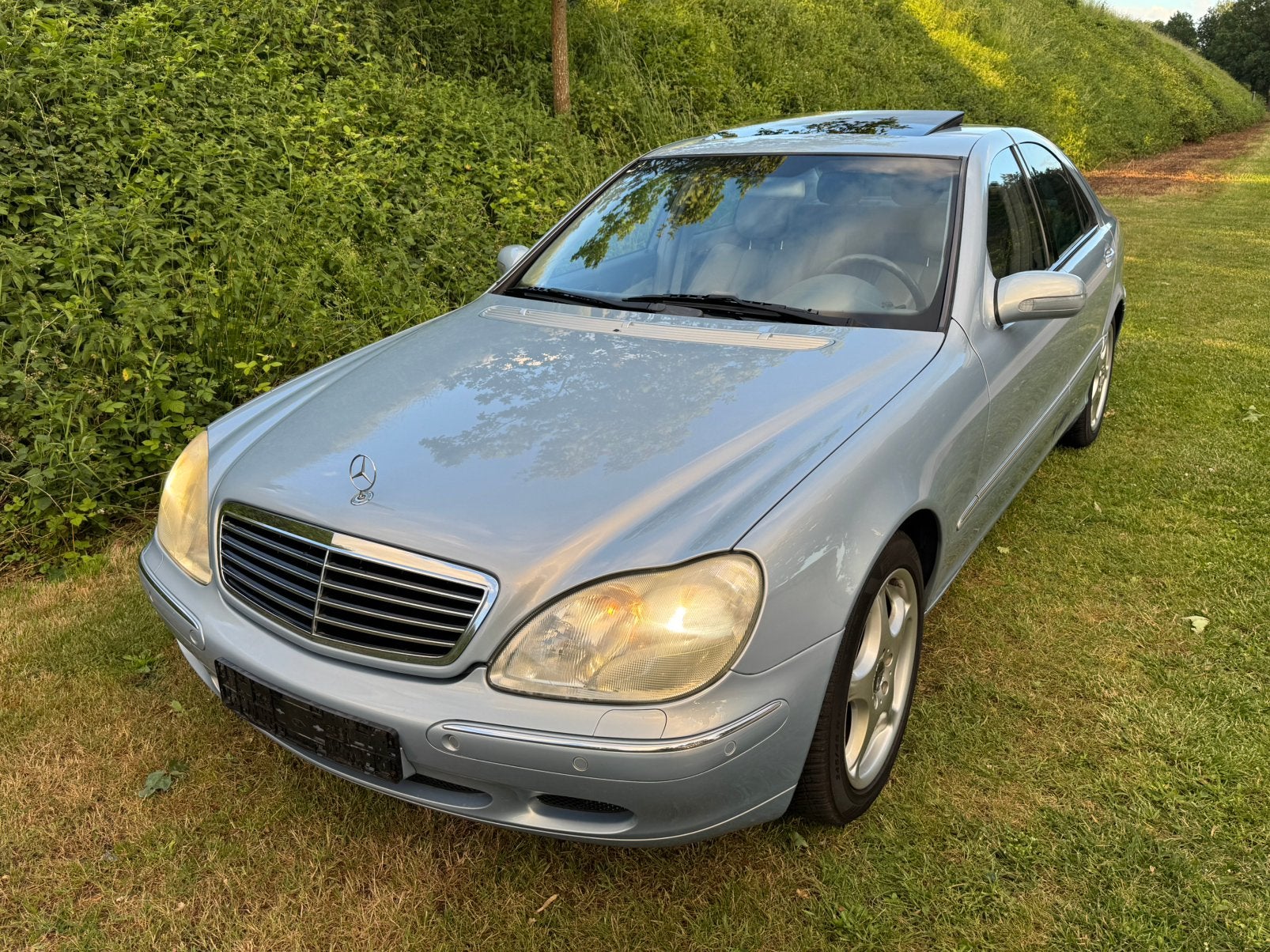 Mercedes-Benz S500 W220 1998 V8, Automaat, Traction-control, Blauw, Bedrijf