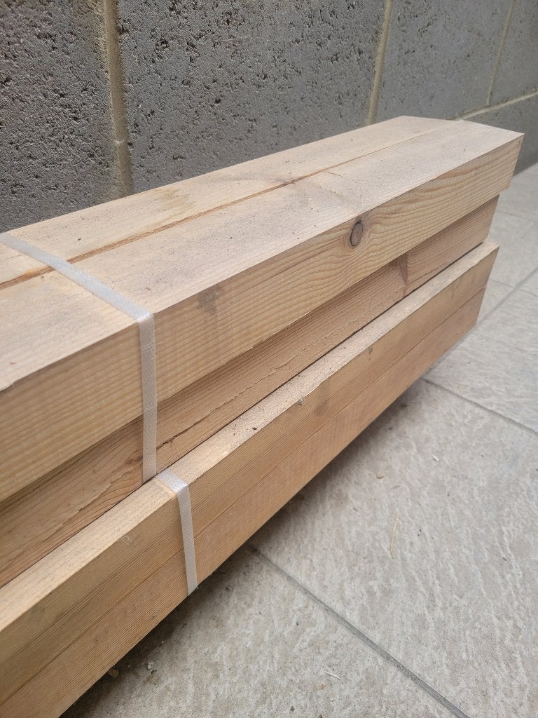 CHEVRON SRN/SBN 50X65 CALIBRE - 5,10 MT, Doe-het-zelf en Bouw, Hout en Planken, Ophalen, Nieuw, Vuren