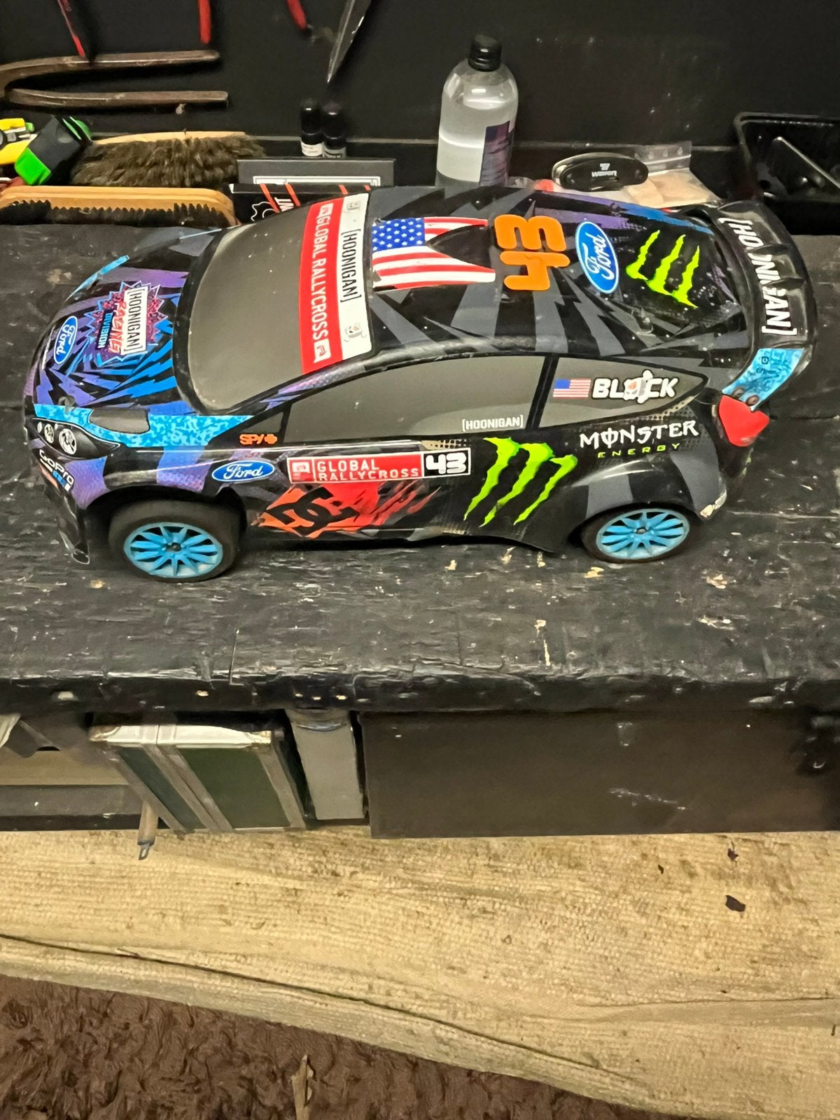 Ken block ford fiesta, Ophalen, Gebruikt