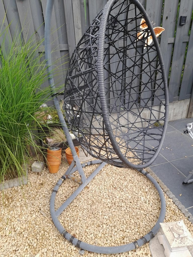 Chaise, Enlèvement, Utilisé, Métal