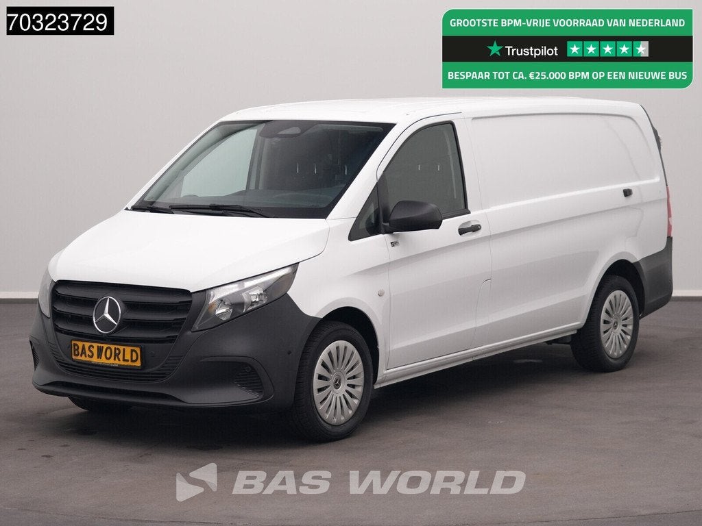 Mercedes Vito 116 L2H1 Nwe model Navi Airco Cruise Parkensen, Stof, Gebruikt, Euro 6, 4 cilinders