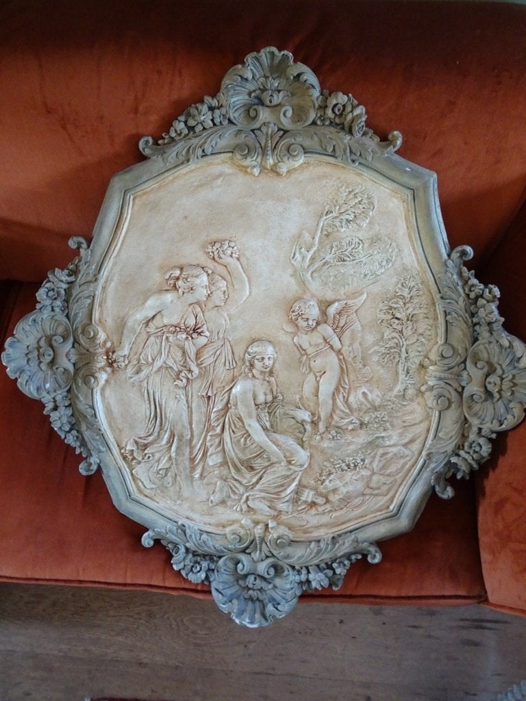 Antiek wandpaneel Sint Sebastiaan 87cm Bezorging mogelijk, Antiek en Kunst, Ophalen
