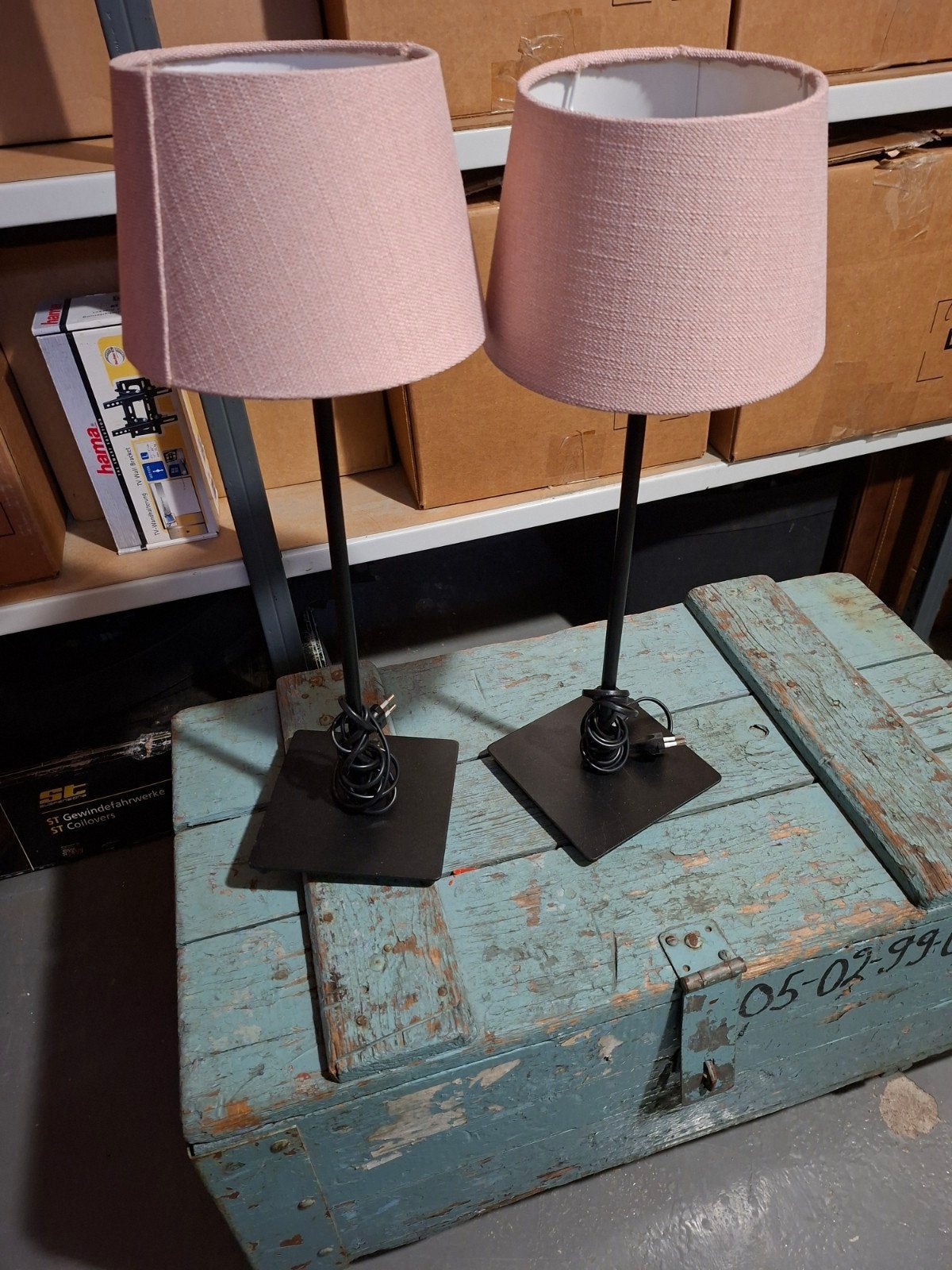 schemerlampjes 2 stuks, Huis en Inrichting, Ophalen, Roze