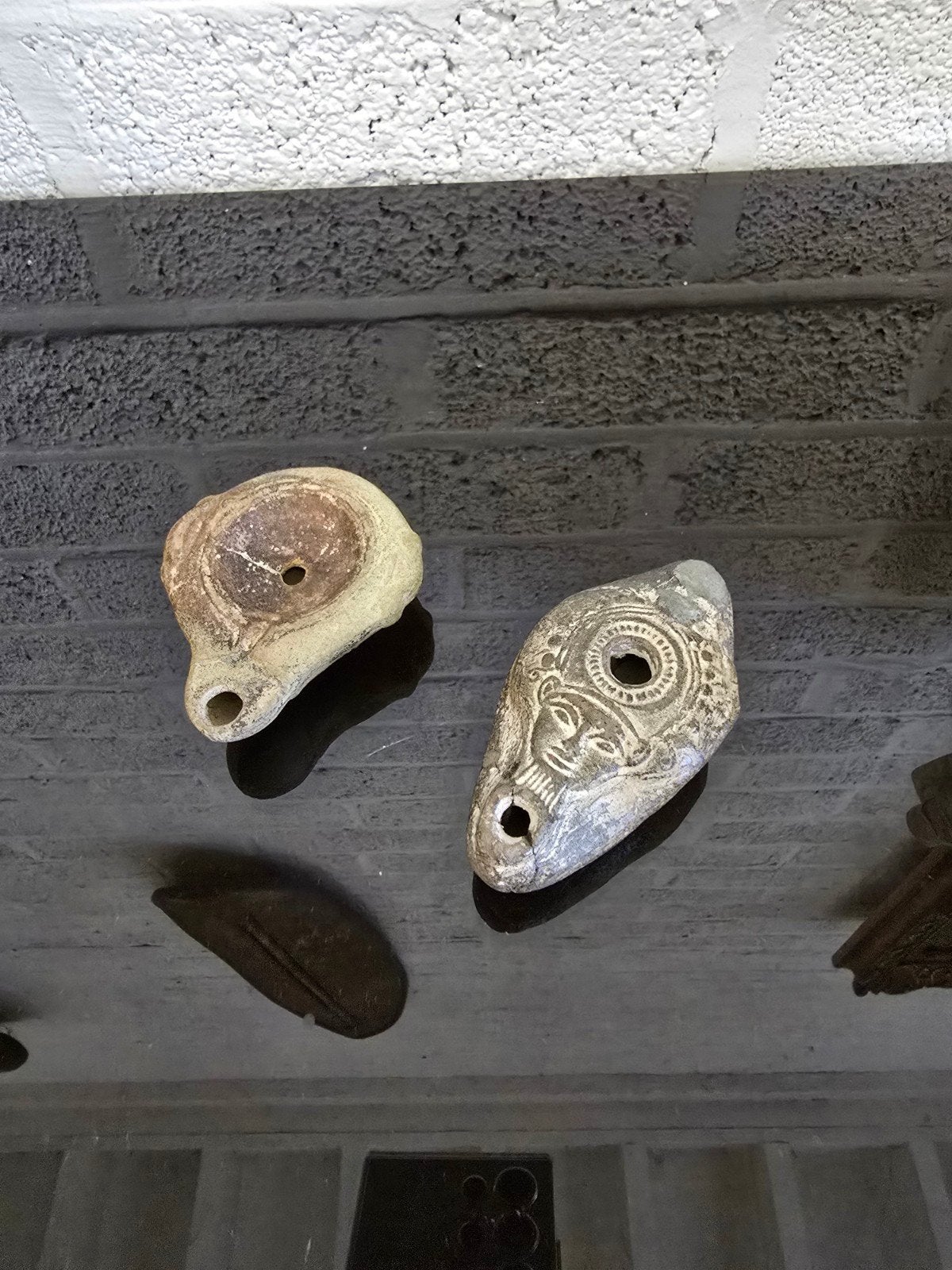 Romeinse olie lampjes (antiek), Antiek en Kunst, Antiek | Keramiek en Aardewerk, Ophalen of Verzenden