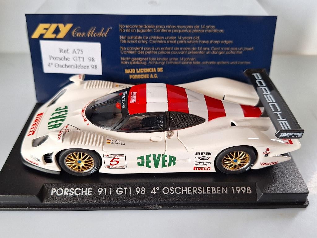 Fly Porsche 911 Gt1 98 4 Oschersleben 1998 Réf. A75, Neuf, Autres marques, Électrique, Circuit
