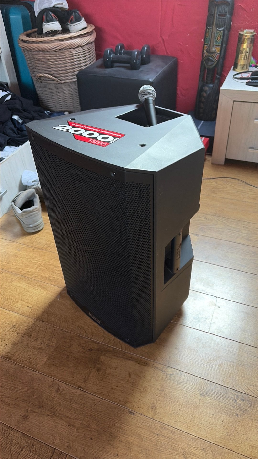 Alto Professional TS315, TV, Hi-fi & Vidéo, Enceintes, Autres marques, Enlèvement ou Envoi, Microphone inclus, Comme neuf