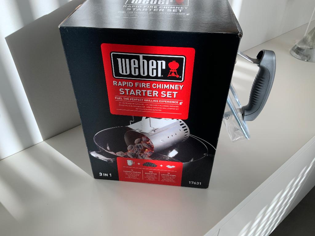 Barbecue starter set Weber bbq grill, Ophalen, Nieuw, Weber