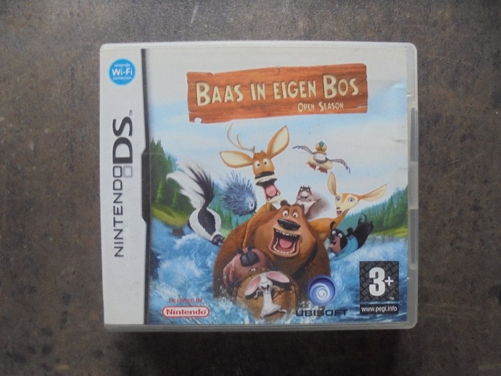 Baas In Eigen Bos Open Season voor DS (zie foto's), Consoles de jeu & Jeux vidéo, Jeux | Nintendo DS, Enlèvement ou Envoi, 1 joueur