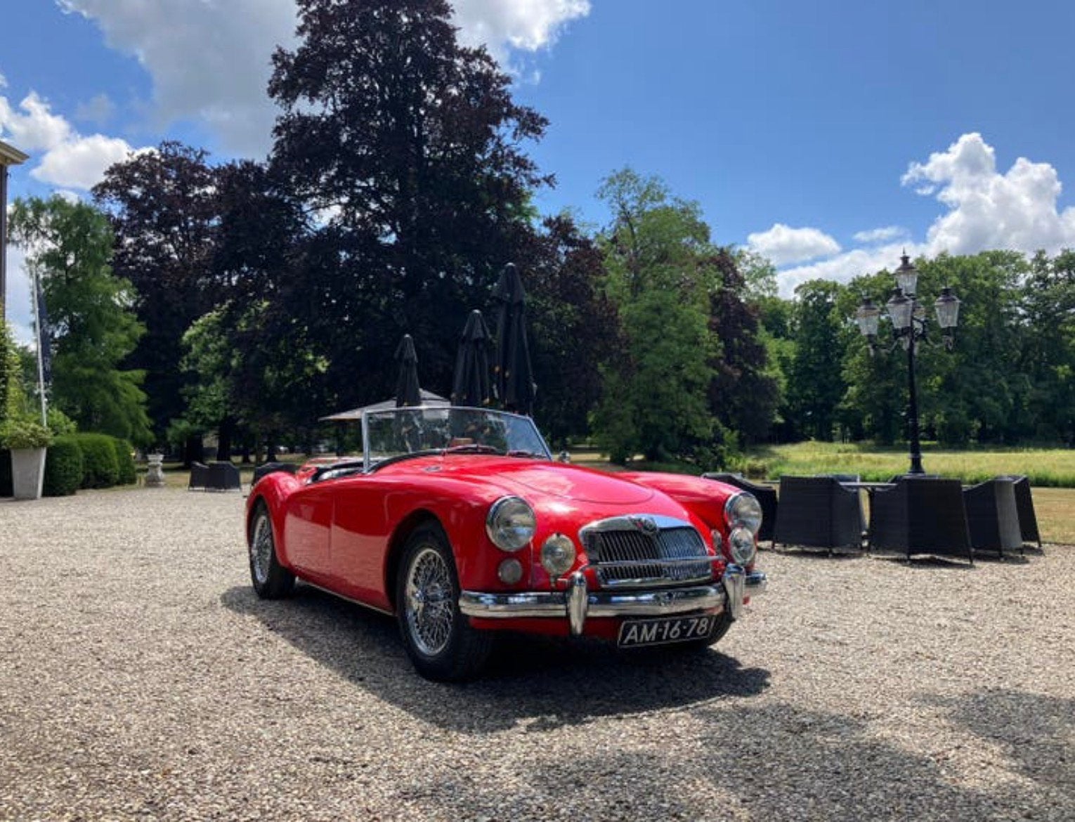 Klassieker MGA 1600 met veel extras in goede staat, Auto's, MG, Achterwielaandrijving, 4 cilinders, 850 kg, 1600 cc