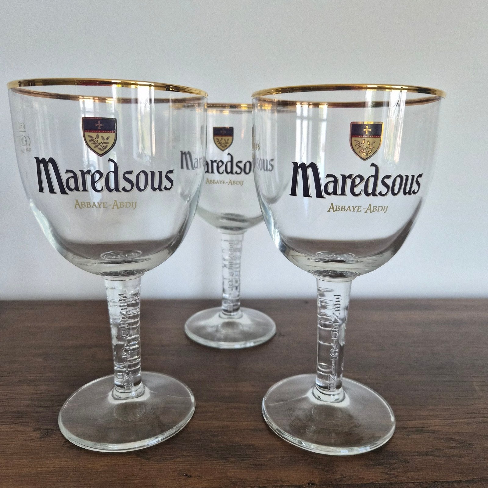3 verres Maredsous, 0,33 L, Collections, Enlèvement ou Envoi