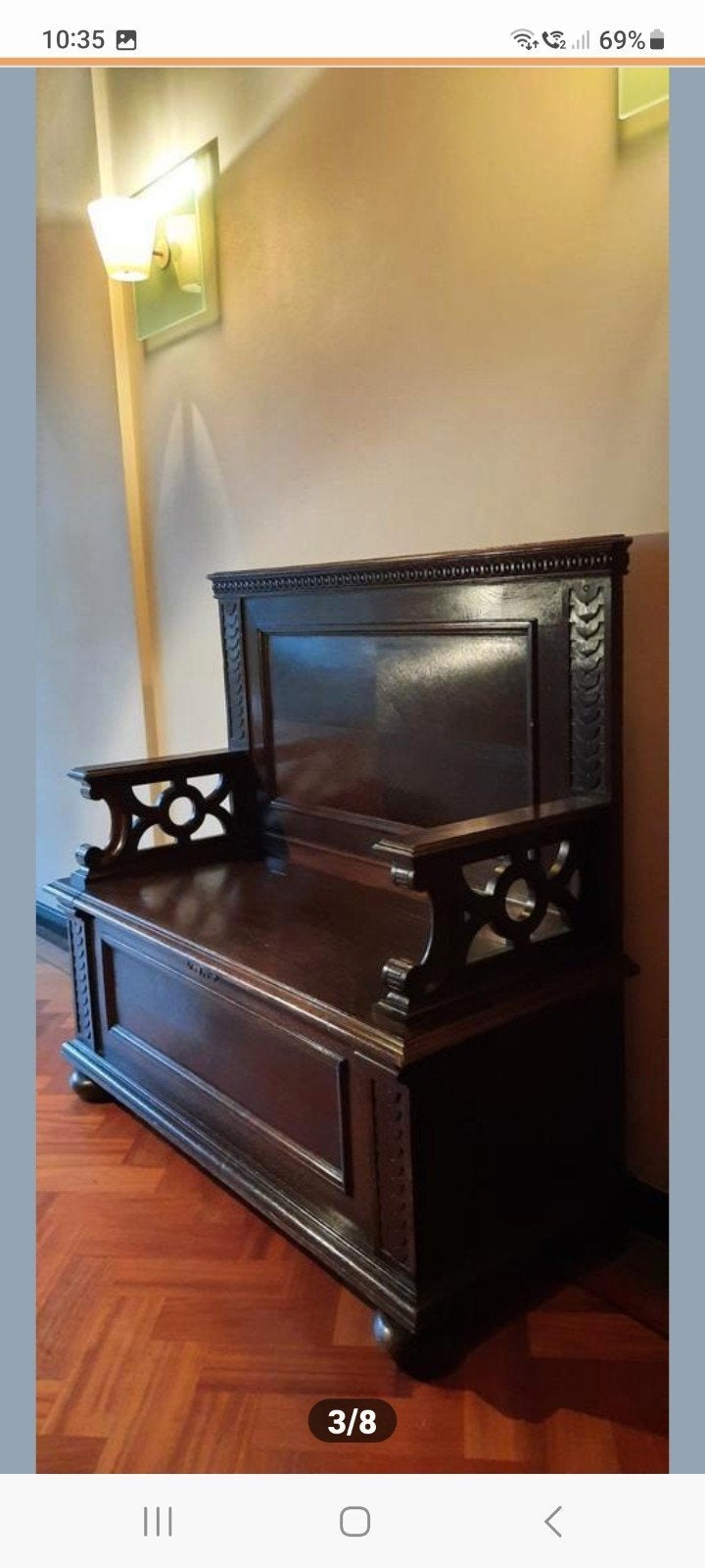 Banc ancien en chêne, Enlèvement ou Envoi