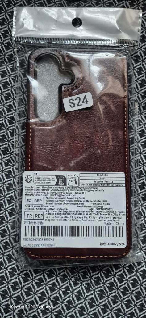Coque/housse Samsung S24 neuve