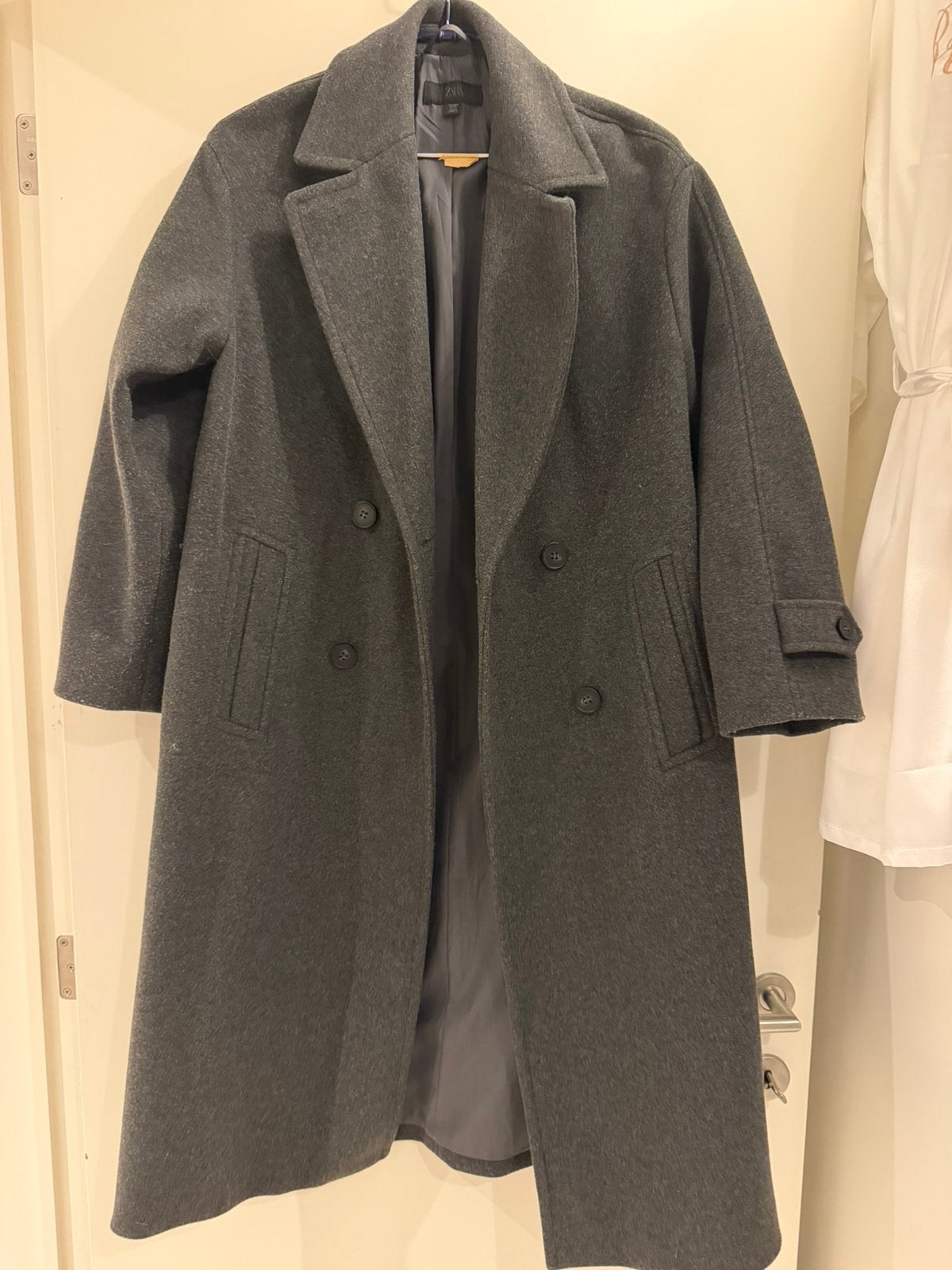 Lange manteljas dames Zara, Kleding | Dames, Ophalen of Verzenden, Zo goed als nieuw, Maat 36 (S)