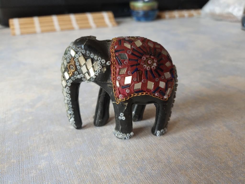 Beeldje olifant uit India, Verzamelen, Beelden en Beeldjes, Gebruikt, Ophalen of Verzenden