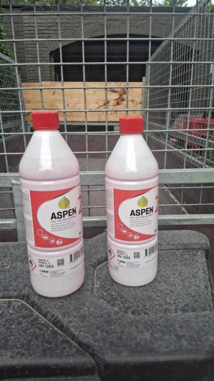 Carburant Aspen 2 L, Enlèvement