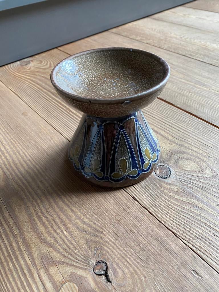 Mooi aardewerk handwerk kandelaar, Ophalen, Keramiek of Aardewerk