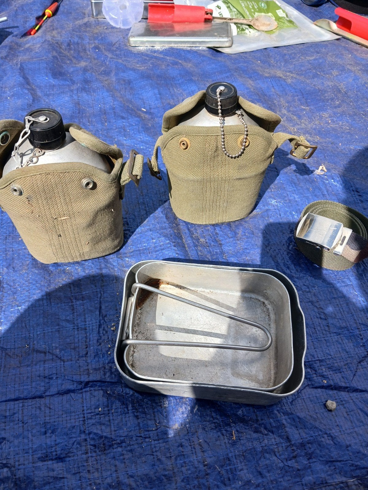 gourde, Collections, Enlèvement, Armée de terre, Autres types
